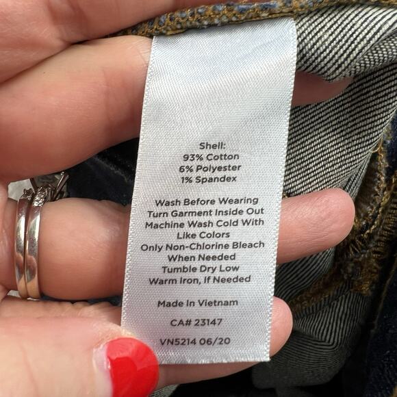 Talbots Size 14 Jeans Flawless Slim Ankle High Rise Stretch Women’s Flattering - Picture 8 of 15